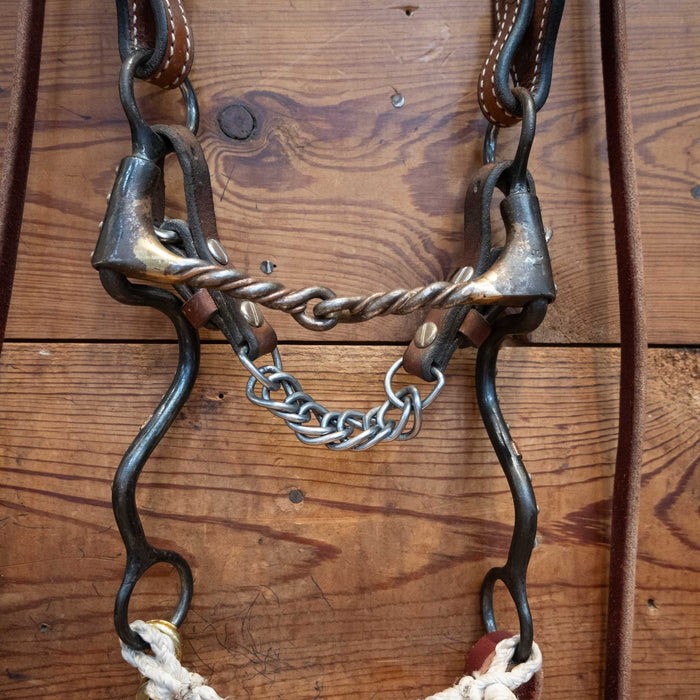 Dutton Twisted Wire Snaffle Bridle Rig