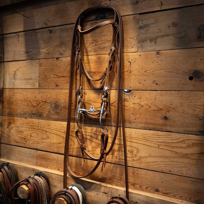 Bridle Rig w/Copper Roller 3pc Bit Tack - Rigs MISC