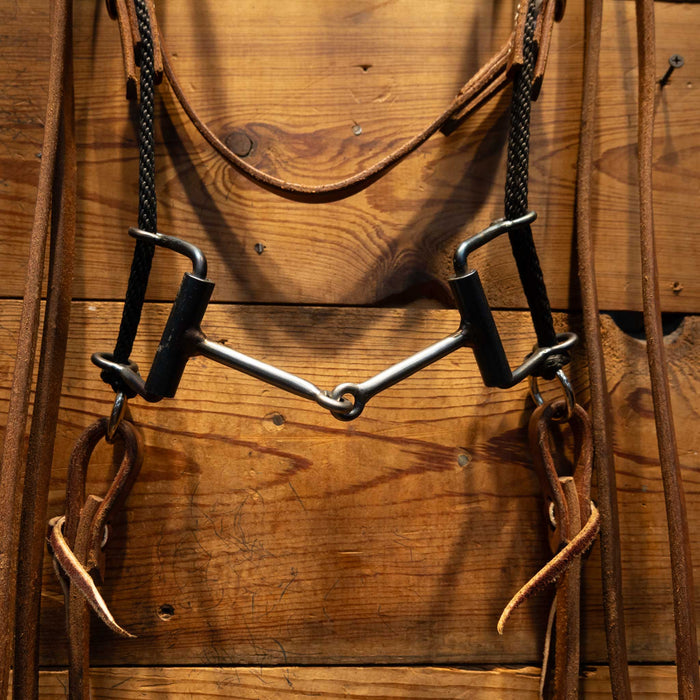 Smooth Snaffle Draw Gag Bridle Rig Tack - Rigs MISC