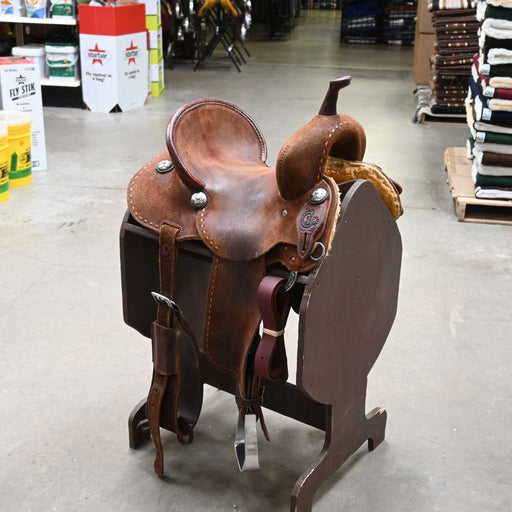 13.5" USED JEFF SMITH C3 BARREL SADDLE Saddles - Used Jeff Smith
