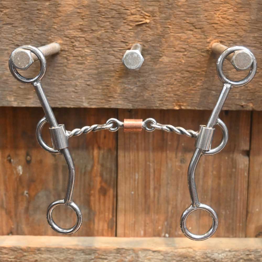 Schoneberg Locked Casey Twisted Wire with Copper Roller Bit SC416 Tack - Bits, Spurs & Curbs - Bits Schoneberg   