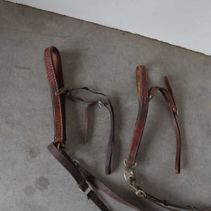 Used Leather Noseband With Tie Down Set Of 2 Sale Barn Teskey's