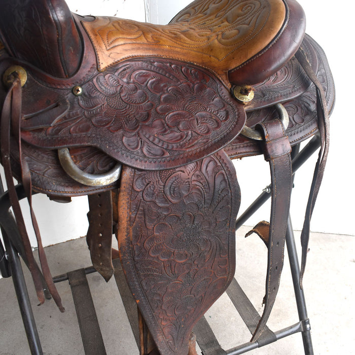 Used 14" Non-Rider Decor Only Saddle Sale Barn Teskey's
