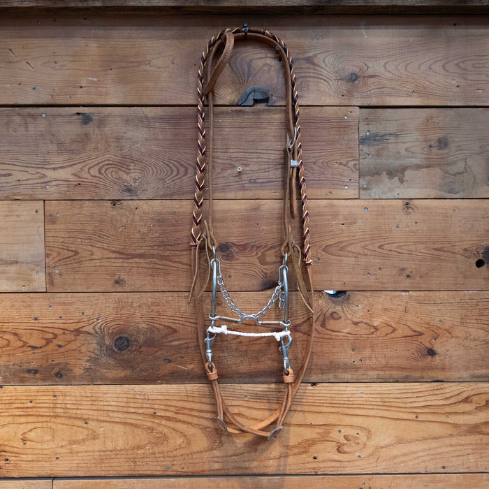 Low Port Gag Bridle Rig w/ Single Ear Headstall