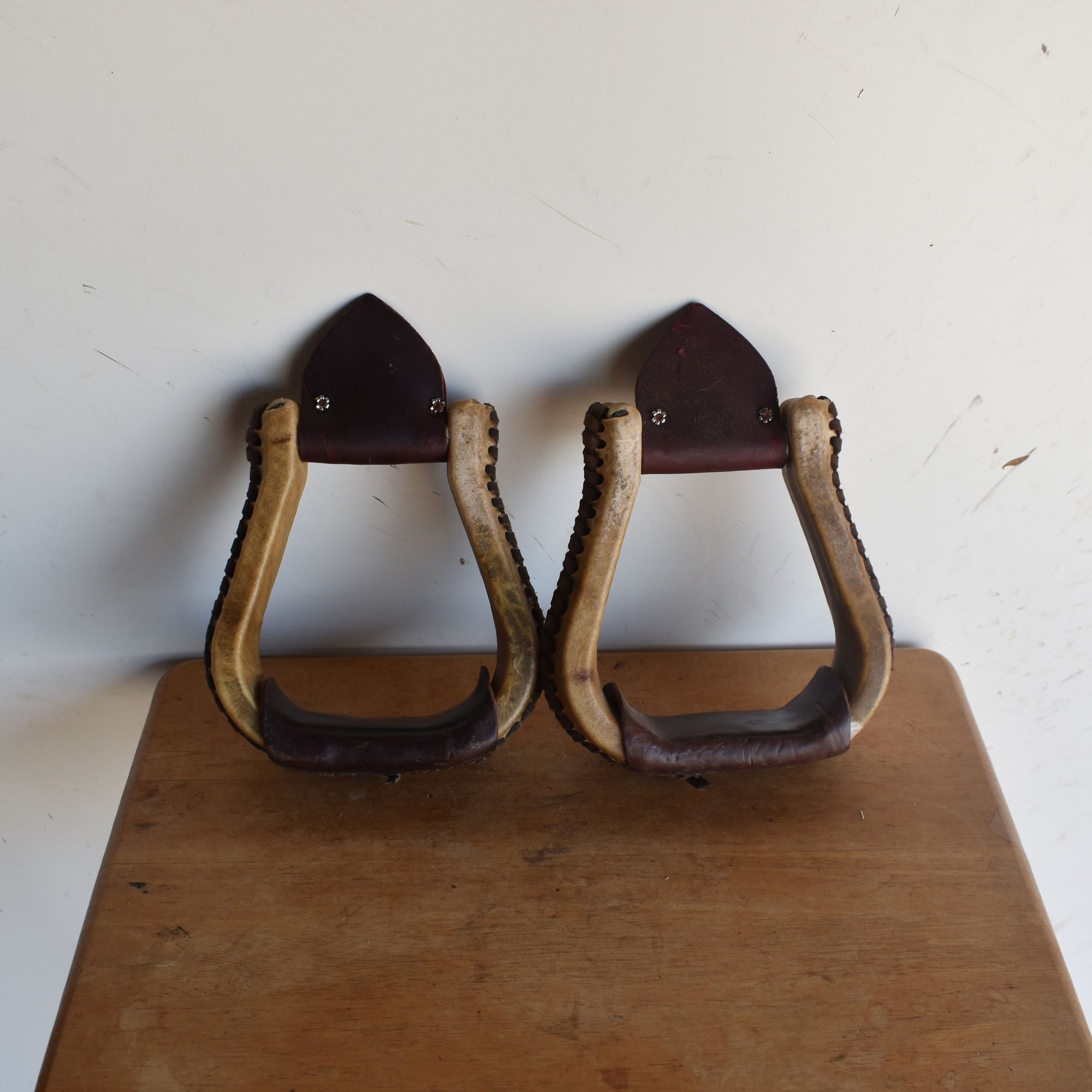 NEW Rawhide Bell Stirrups Sale Barn Teskey's
