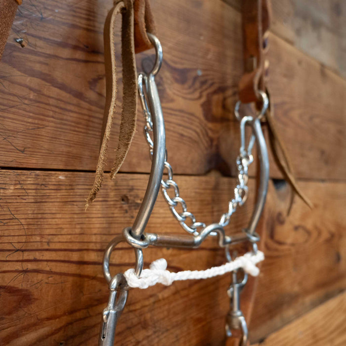 Low Port Gag Bridle Rig w/ Single Ear Headstall