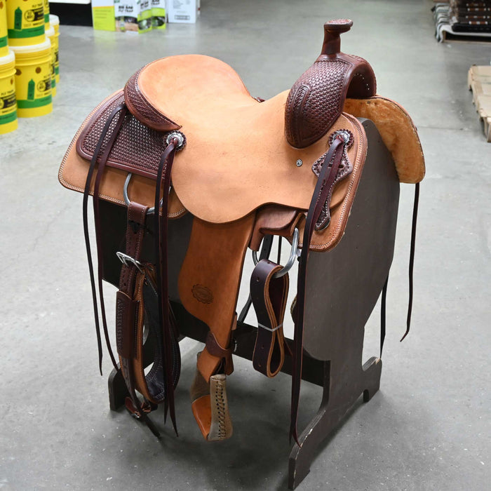 15.5" TESKEY'S RANCH CUTTER SADDLE