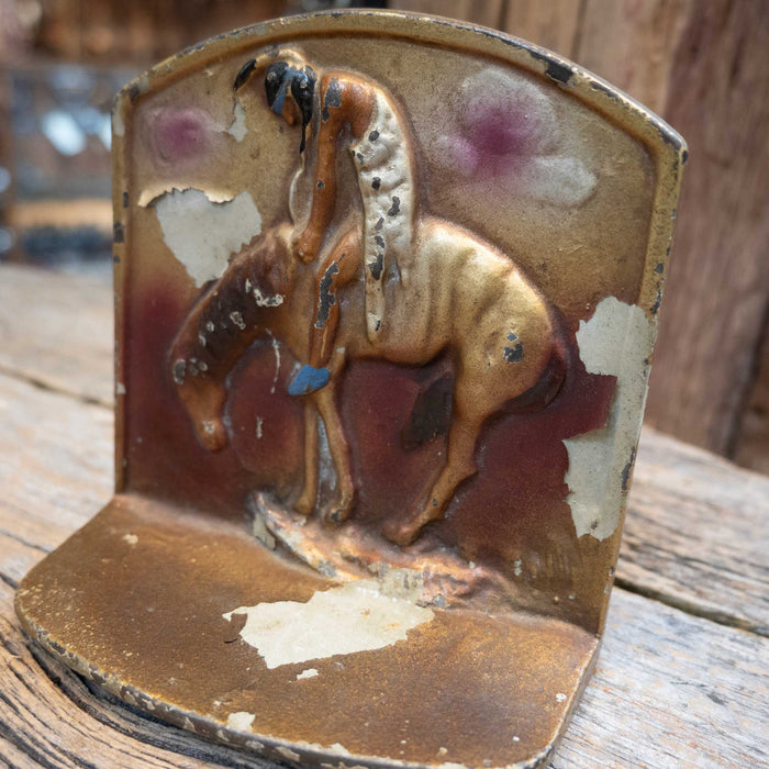 Cast Iron "End of the Trail" Single Bookend