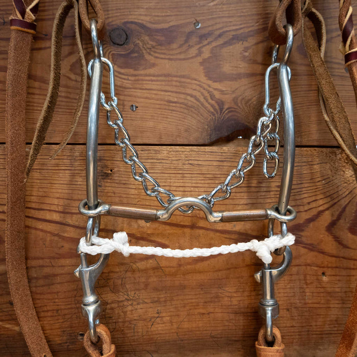 Low Port Gag Bridle Rig w/ Single Ear Headstall