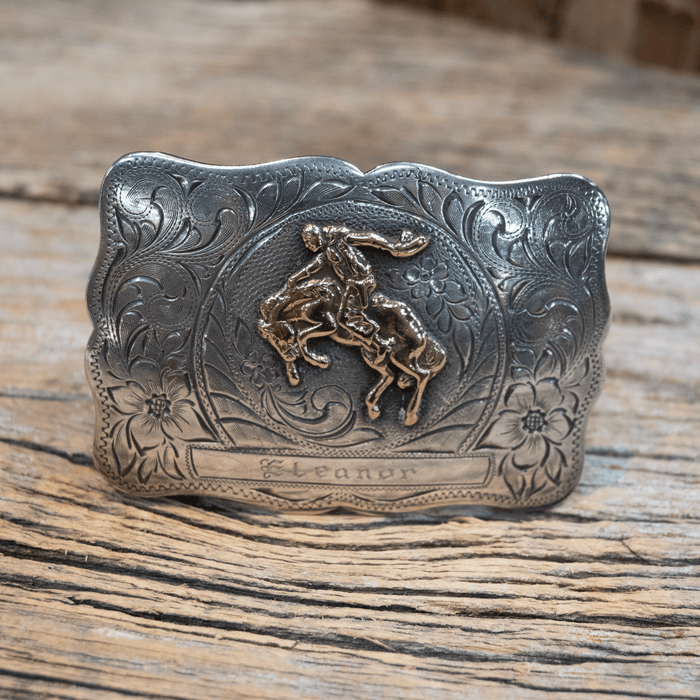 1950's San Joaquin MFG Co. Sterling Silver Belt Buckle