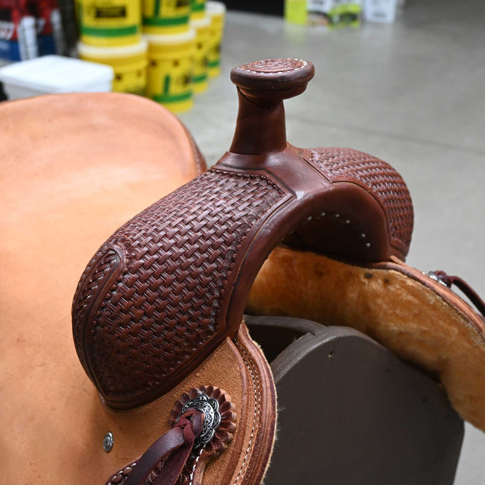 15.5" TESKEY'S RANCH CUTTER SADDLE