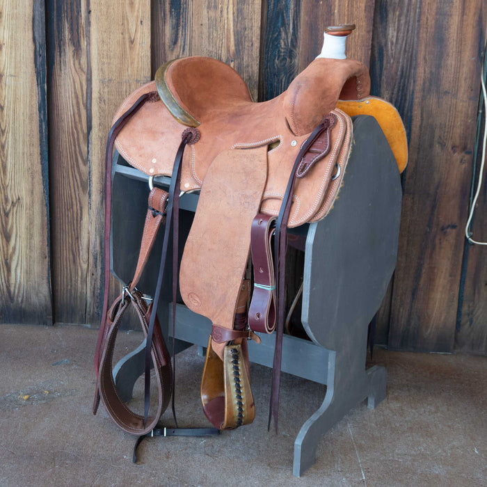 14" TESKEY'S STRIP DOWN RANCH SADDL E