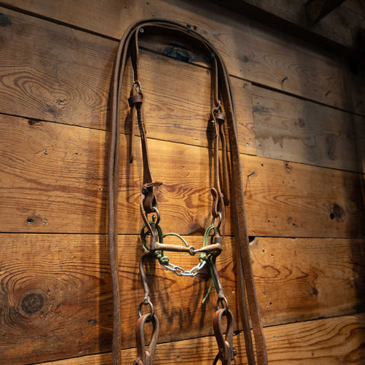 Copper Wrapped Snaffle Bridle Rig Tack - Rigs MISC