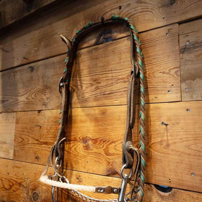 Lariat Nose Hackamore Bridle Rig