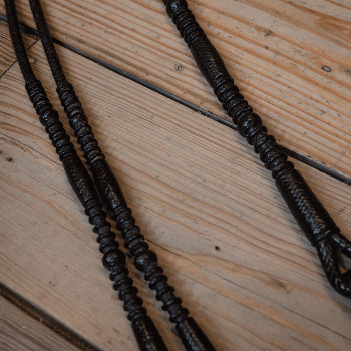 Vintage Braided Leather Romels