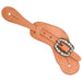 Cowperson Tack Men's Roughout Buckaroo Spur Straps w/Fancy Buckle Tack - Spur Straps Cowperson Tack Light Oil
