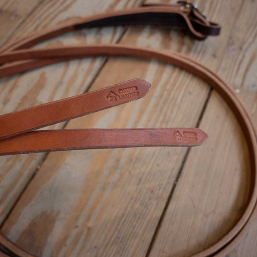 Rafter R 8' Split Reins w/Buckles Tack - Reins Rafter R
