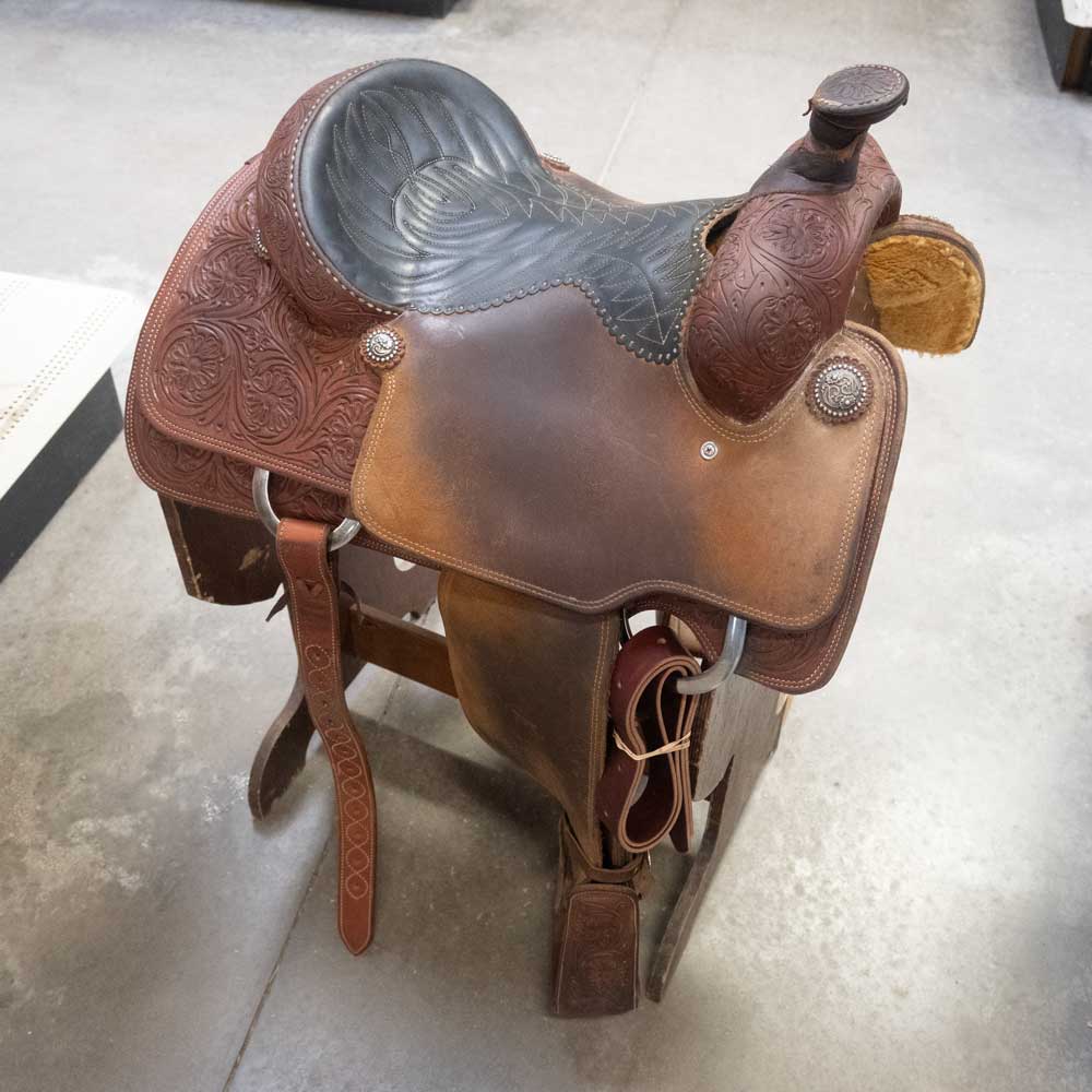 14.5" USED RELENTLESS ROPING SADDLE Teskeys