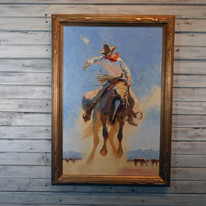 Western Art - John Moyers "Turbulence" _CA709 Collectibles John Moyers