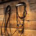 Vintage Silver Diamond & Dot accents Bridle Rig w/ a Buerman Bit Collectibles MISC