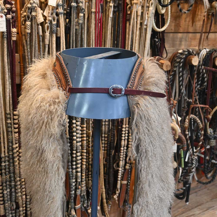 Rockin-Y Saddlery Angora Shotgun Woolies Tack - Chaps & Chinks Rockin-Y Saddlery