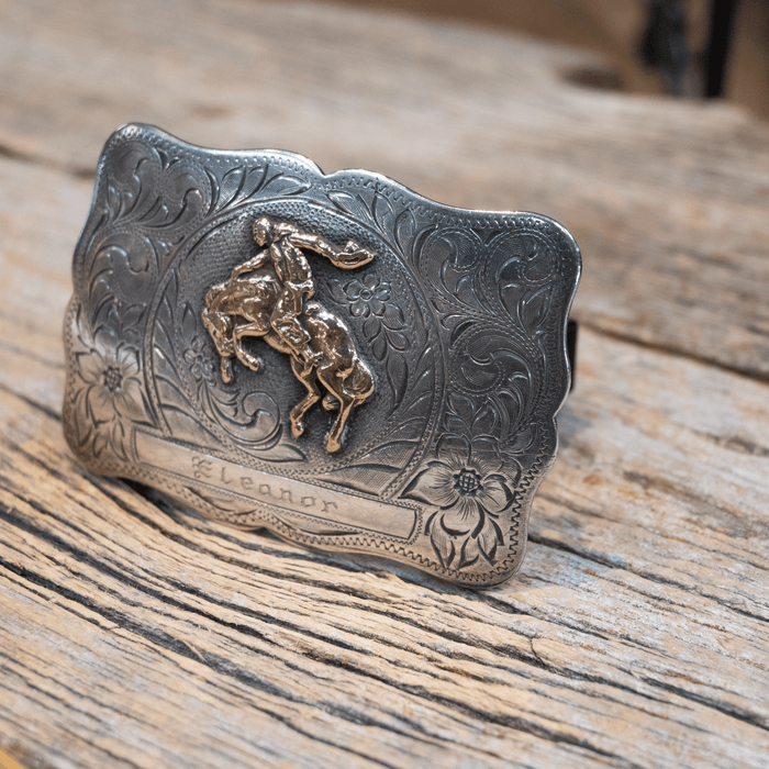 1950's San Joaquin MFG Co. Sterling Silver Belt Buckle