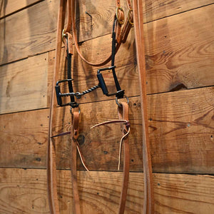 Barrel  Rig - ALL NEW leather Draw Gag Rig-  RIG605 Tack - Rigs PS BITS   