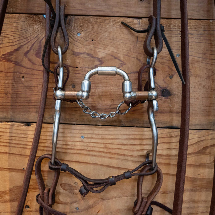 Kerry Kelley Silver Mounted Milk Man Hinge Port Bridle Rig
