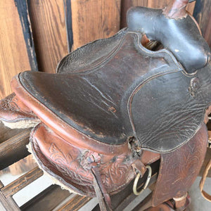 Vintage Western Cowboy Saddle - Western Decor  _CA735 Collectibles MISC   