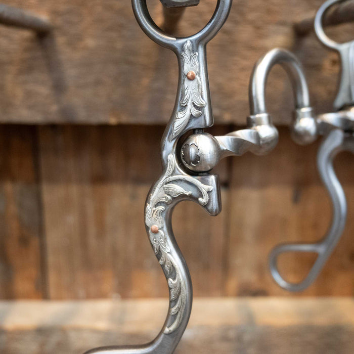 Silver Mounted Kerry Kelley 02S Slow Twist 20 Bit