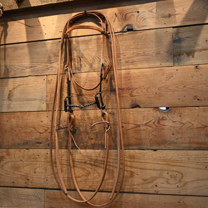 Barrel  Rig - ALL NEW leather Draw Gag Rig-  RIG605 Tack - Rigs PS BITS   