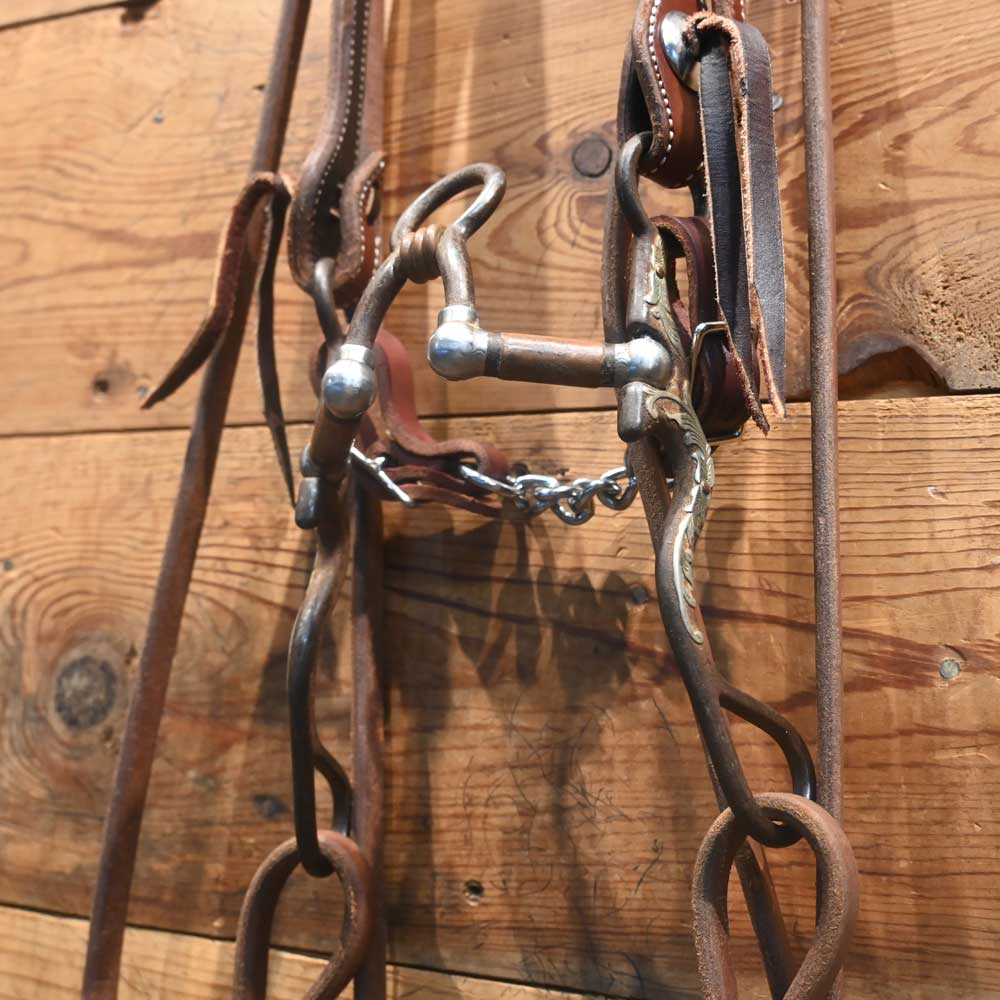 Bridle Rig - Kerry Kelley Silver Mounted Phil Rapp Correction Bit RIG884 Tack - Rigs Kerry Kelley