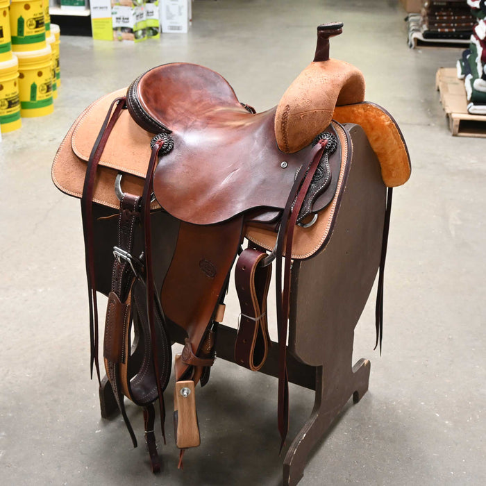 15" TESKEY'S PRO CUTTER RANCH CUTTER SADDLE