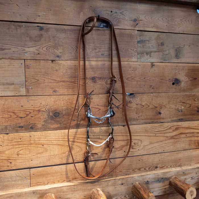 Dutton Square Snaffle Bit Bridle Rig