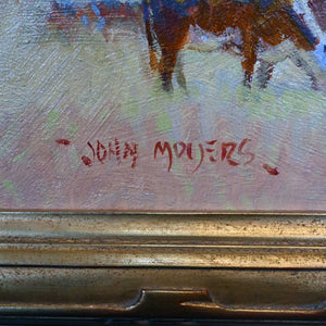 Western Art - John Moyers "Turbulence" _CA709 Collectibles John Moyers