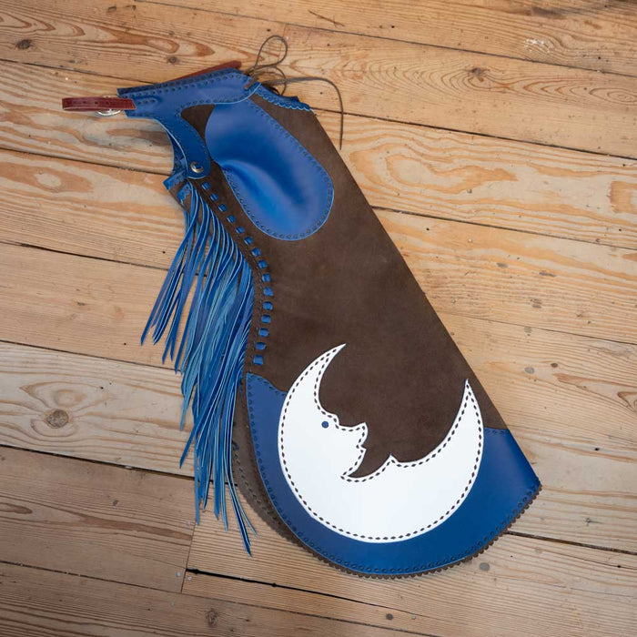Gerry Gesell "White Moon" Chaps Tack - Chaps & Chinks Gerry Gesell