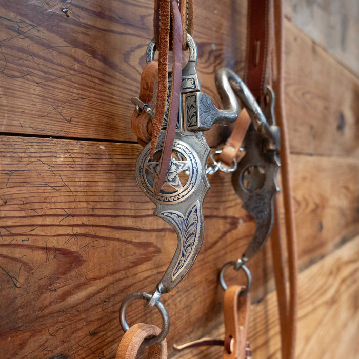 Robert Campbell Solid Port Bridle Rig w/ Split Ear Headstall