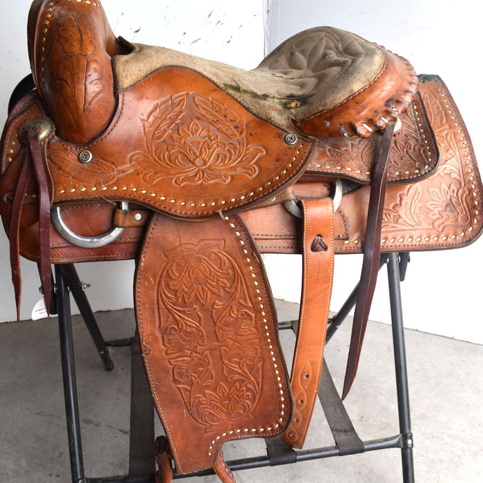 Used 14.5" Non-Rider Decor Only Saddle Sale Barn Teskey's