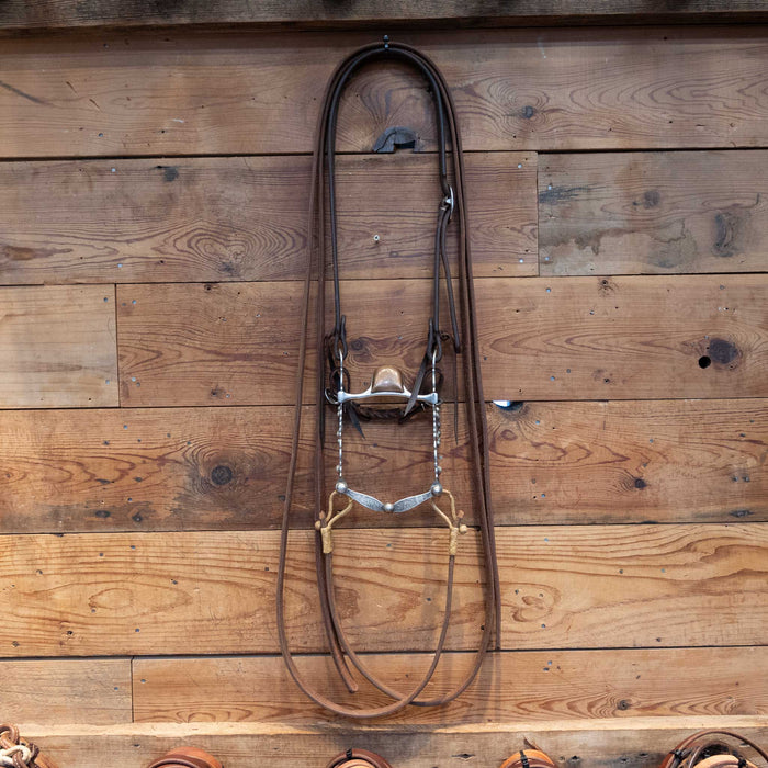 Diablo Hooded Copper Port Bridle Rig