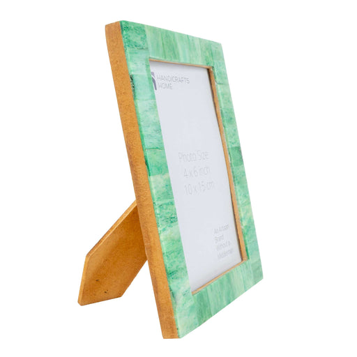 Bone Inlay Photo Frame 4x6 - Green HOME & GIFTS - Home Decor - Decorative Accents Handicrafts Home