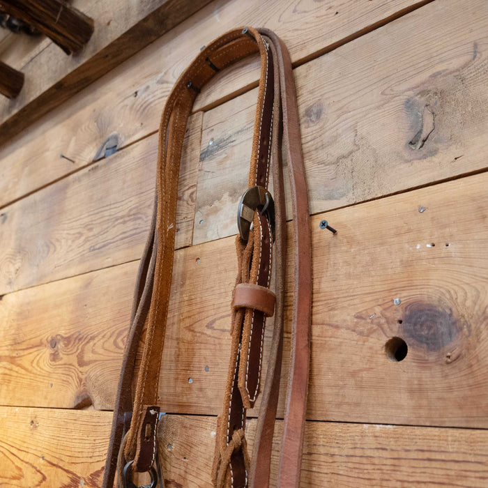 B. Brown Solid Port Bridle Rig