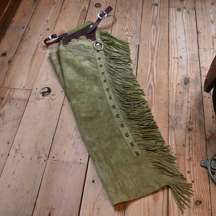 Teskey's Small Roughout Shotgun Chaps 2204 Tack - Chaps & Chinks Teskey's