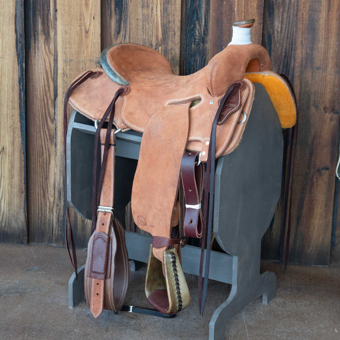 16" TESKEY'S STRIP DOWN RANCH SADDLE