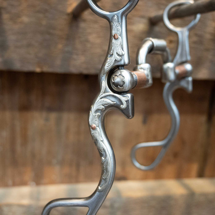 Silver Mounted Kerry Kelley 02S Milkman Hinge Port Bit