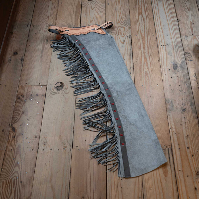 Teskey's Xtra Small Roughout Versatility Shotgun Chaps Tack - Chaps & Chinks Teskey's