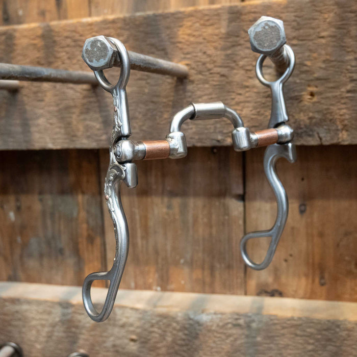 Silver Mounted Kerry Kelley 02S Milkman Hinge Port Bit