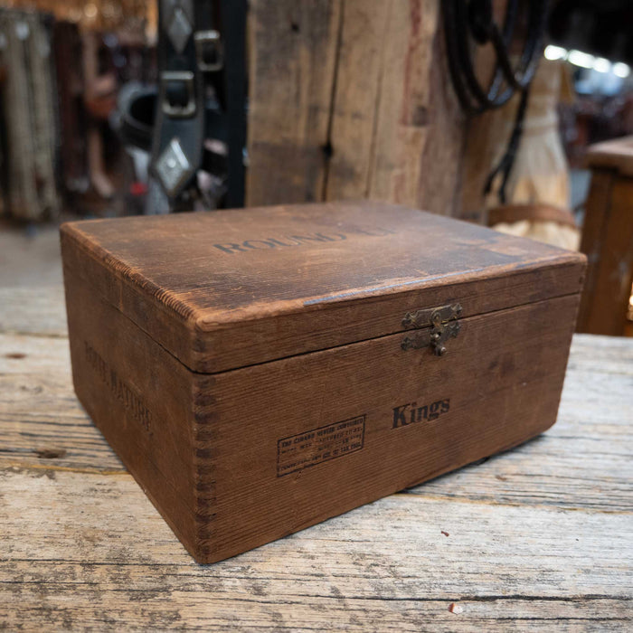 Early 1900's - 1920's Round Up Matchbox