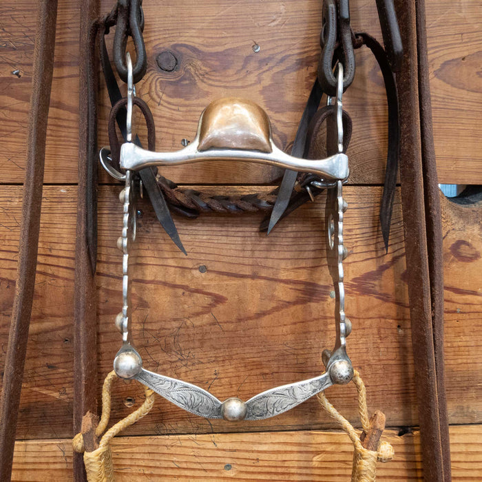 Diablo Hooded Copper Port Bridle Rig