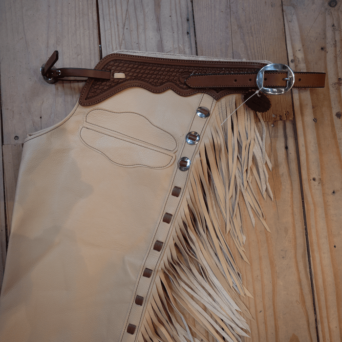 Teskey's Medium Smooth Palomino Versatility Chaps 1885