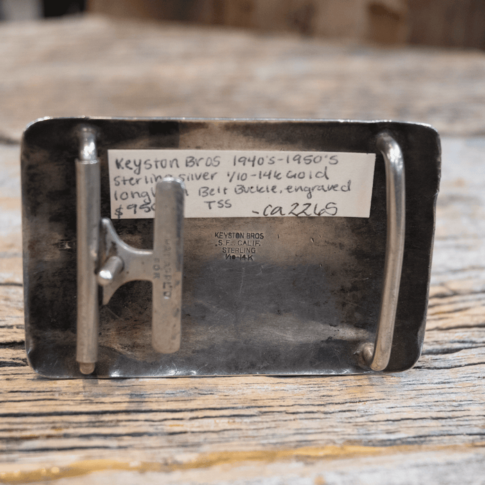 1940's - 50's Keystone Bro's Steer Head Belt Buckle